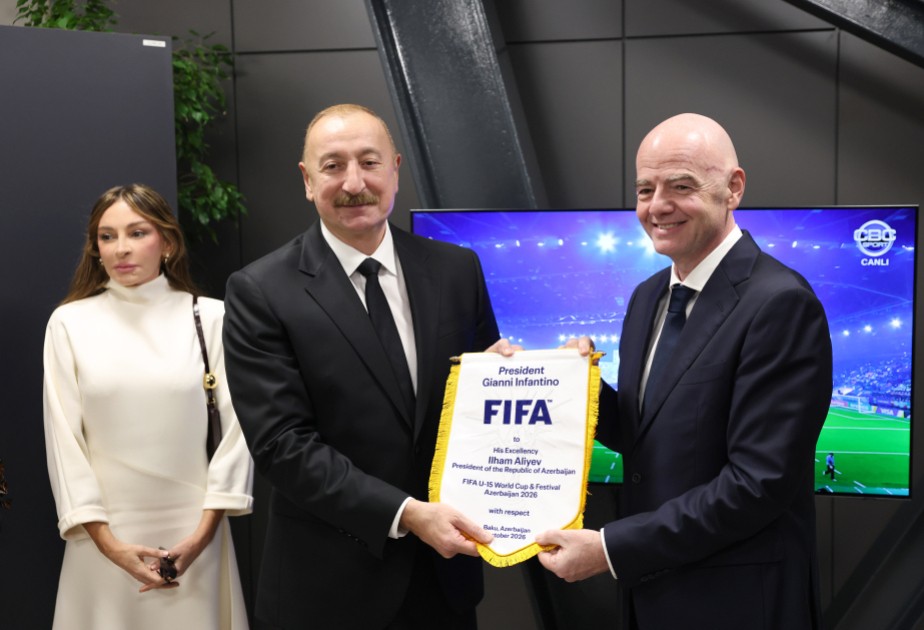 Canni İnfantino U-15 dünya çempionatının təşkilinə görə Prezident İlham Əliyevə təşəkkür edib